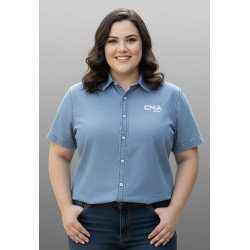 UNIFORME 2025 - PLUS SIZE CAMISA SOCIAL FEMININA