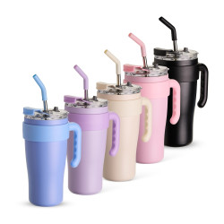 CANECA TÉRMICA INOX 800ML - CANDY COLORS
