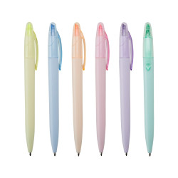 CANETA + MARCA TEXTO COLORS