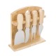 04236 KIT QUEIJO 4 PEÇAS COM SUPORTE
