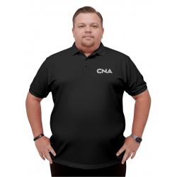  PLUS SIZE CAMISA POLO MASCULINA - PRETA