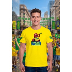 CAMISETA DRY FIT - TORCIDA MONSTRO VERMELHO