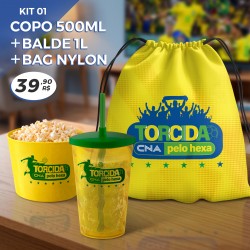 KIT PREMIUM - TORCIDA PELO HEXA