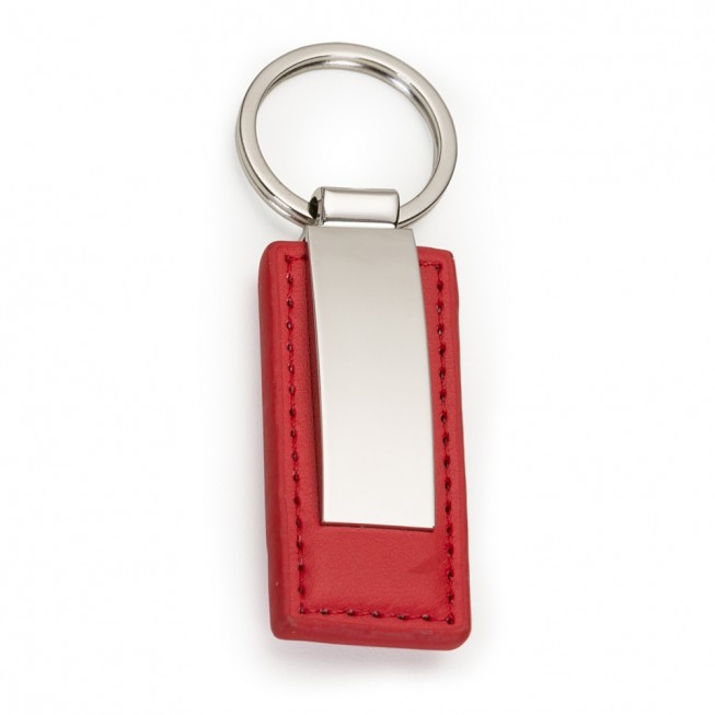 13483 CHAVEIRO METAL COM COURO