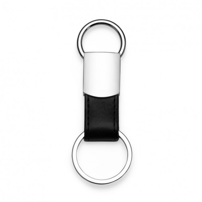 14135 CHAVEIRO METAL COM COURO