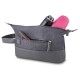 13987 NECESSAIRE NYLON COM DETALHE EM COURO SINTÉTICO