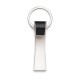CHAVEIRO METAL COM COURO