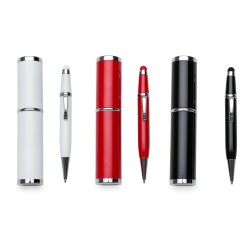 MINI CANETA METAL COM ESTOJO
