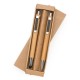 KIT ECOLÓGICO CANETA E LAPISEIRA BAMBU