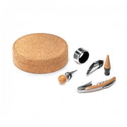 CONJUNTO PARA VINHO CORTICA