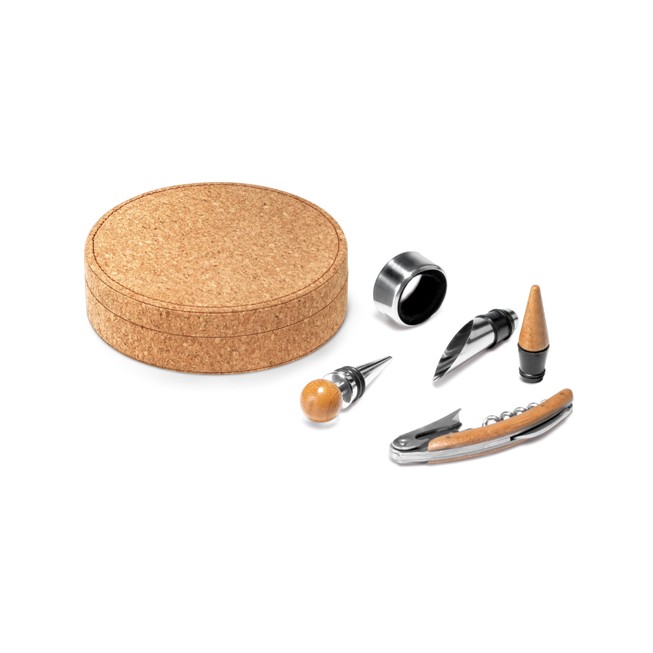 CONJUNTO PARA VINHO CORTICA
