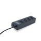 HUB USB COM 4 ENTRADAS