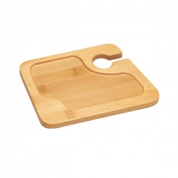 PRATO COM SUPORTE VINHO